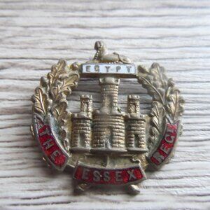 British 'The Essex Regiment' Egypt Badge (b6.7 - 32mm X 302mm)